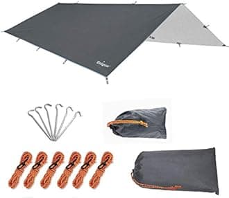 Unigear Rain Fly Hammock, Aluminium, Grey, 300500cm