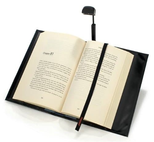 Large Black Book Light in a Book Cover