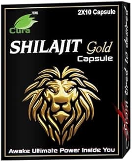 SHILAJIT GOLD CAPSULE I Pack of 2 I 20 + 20 cap I With goodness of 24 Carat Gold | Boosts Stamina & Endurance