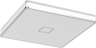 Airand LED Ceiling Light Fixtures Flush Mount 12.8inch 24W Bright White Square LED Ceiling Lamp 5000K, 2050LM Daylight Waterproof Bathroom Ceiling Light for Kitchen Hallway Porch Living Room Bedroom