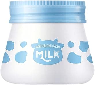 Face Milk Cream, Moisturizing Nourish Skin Repair Face Moisturizer to Hydrating & Smooth Dry Skin, Firm Skin, Day & Night Cream for Girl Women Beauty Skin Daily Care Milk Facial Cream