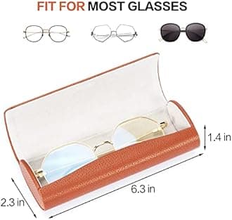 Vemiss Hard Shell Eyeglasses Case Lightweight Portable Case for Women,Men