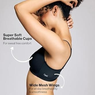 NYKD (NYB003 Cotton Lightly Padded & Non Wired Everyday T-Shirt Bra for Women | Medium Coverage Bra with Soft Detachable Straps | Ideal for All Day Comfort