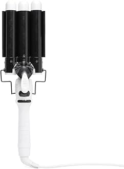 Wave Wand Hair Curling Iron Wand [25 mm], 1 Inch Ceramic Tourmaline Triple Extra Large Barrels + Long Lasting, Natural Looking Waves + Instant Heat Up for Fast Styling