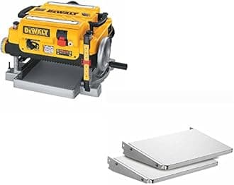 DeWalt DW735 HD 13" 3-Knife 2-Speed Thick Planer & DeWalt DW7351 Folding Tables