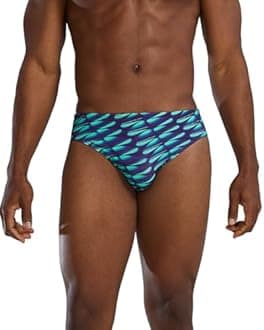 TYR Men's Durafast Elite Racer Brief Swimsuit