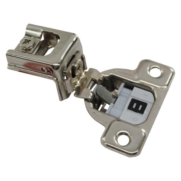 Compact Soft Close Hinge 1-1/4" Overlay Pack of 10 Hinges with Screws and Bumpers CUP3AD9