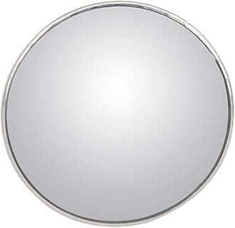 ESreake 2Pcs 3 inch Non-adjustable Large Stick-on Convex Blind Spot Mirror, HD Glass Big Round Convex Rear View Mirror,Strong Adhesive Mirror for Car, Van, SUV and Trucks (3"(75mm), Frameless)