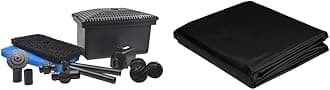 Filter Kit with Pump, 1 pack & TotalPond pond skins Pond Liner, 7 by 10-Feet