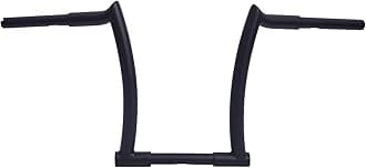 14'' Iron Handlebar, Fits Harley Softail FLST, FXST, Sportster XL 883 1200, Matted Black