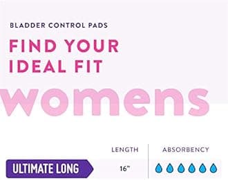 Prevail Dri-Fit Bladder Control Pads, Ultimate Absorbency, Regular, 33-Count