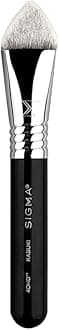 Sigma Beauty 4DHD Kabuki Brush – Pyramid-Shaped Kabuki Makeup Brush for Blending Concealer and Powder on Spots, Scars, Crevices and Under Eye - Offers Precise Application & Detailed Coverage
