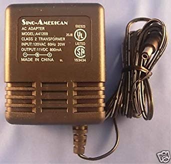 11 Volt DC, 800 mA Power Supply AC Adapter 8.8 W A41209