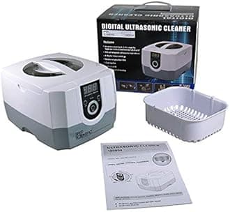 Sper Scientific 100004 High Powered Ultrasonic Cleaner 1.4L Capacity - Professional Ultrasonic Cleaning Machine 110V for Jewelry, Laboratories, Brass, Dental Tools, Commercial & Home Use - 2 pc