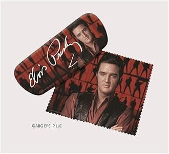 Elvis Red Eyeglass Case