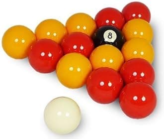 Reds & Yellows Pub Pool Table Balls