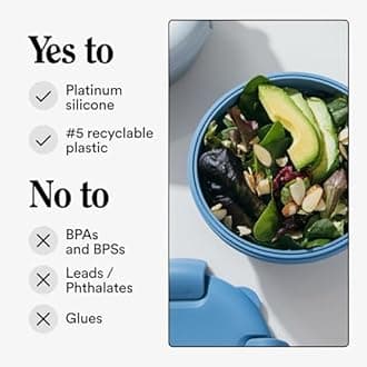 STOJO Collapsible Sandwich Box 3 Set- Translucent Oat, 24oz - Reusable Food Storage Container - To-Go Travel Silicone Bowl for Hot and Cold Food - for Meal Prep, Lunch, Camping and Hiking