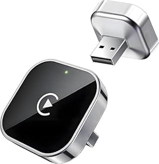 Mini Wireless CarPlay Adapter, Mini USB Design, Suitable for Cars, Plug and Play, Easy to Use, Fast and Stable Connection, Compatible with iPhone/Android