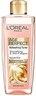 Age Perfect Smoothing and Anti Fatigue Vitamin C Refreshing Toner, Black, Ultra-Invigorating Formula Exfoliates, Smooths, and Energizes the Skin, 200 ml (Pack of 1)