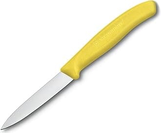 Victorinox 3.25 Inch Swiss Classic Paring Knife with Straight Edge, Spear Point, Yellow