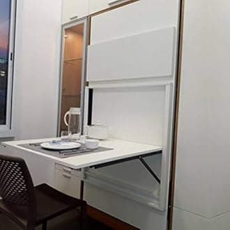 Ebco Iron Anthracite Aurora Folding Dining Table Bracket Fitting (1200 Mm, 48 Inch)