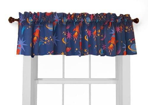 Room Magic Window Valance, Star Rocket