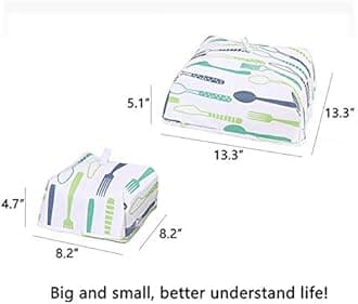 Insulated Foldable Food Covers - 2 Piece Collapsible Tent for Kitchen, Restaurant, Picnic