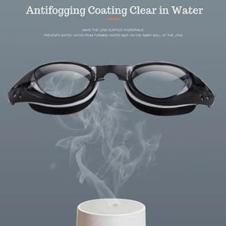 First Lens Customised Powered Swimming Goggles With UV Protection & AntiFog Coating (L-1.50 R-1.50)