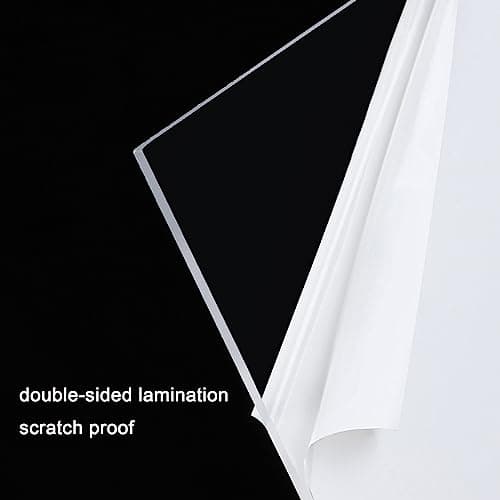 Polycarbonate Roofing Sheet,Clear Acrylic Plastic Sheet,Daylighting Panel,Roofing Cladding,UV Protection Rainproof Roof Cover,for Greenhouses,Sheds,Carports,Huts,Kennels (1x7m)