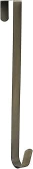 Sattiyrch 15" Wreath Hanger, Steel Over The Door Single Hook for Sign, Bronze