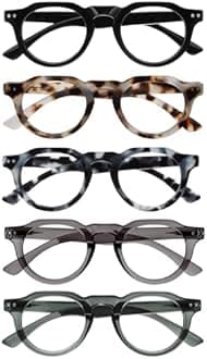 OPULIZE RIO Blue Light Blocking Reading Glasses - Top Right Frame - Men and Women - Spring Hinges - B53-1