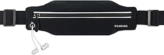 U·LANARO Slim Running Belt Fanny Pack for Men Women, Running Phone Holder Runners Pouch Waist Pack for Workout, Money Belt, Running Gear Accessories Gift [Fits ALL Phones], Black