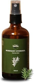 Rosemary Hydrosol for Hair Care, Pure Steam Distilled Extract, Alcohol Free, Natural Aroma, For All Hair Types Including Curly and Dry Scalps - 100 ml