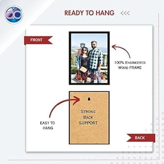 Mad Masters I Love You Customized Photo Frames with Photo Upload, Personalised Gift for Husband, Wife, Him, Her, Boyfriend, Girlfriend and Couple (I Love You)