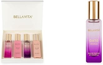Bella Vita Luxury Woman Liquid Eau De Parfum 4X20 Ml For Women Date Woman Eau De Parfum With Pink Pepper Jasmine & Vanillapremium Long Lasting Floral & Fruity Fragrance For Women 20Ml