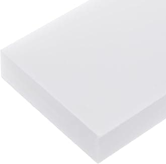 114 x 76 x 20mm HDPE Plastic Sheet, High Density Polyethylene Sheet Cutting Board White Solid Block, [for Marine, DIY, Home Floor]