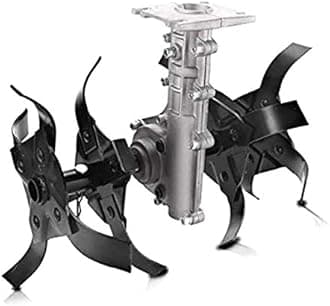 Drizzle India Tiller Attachment for Brush Cutter Having 28mm Shaft and 9 Spline Type-1