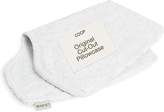 Coop Home Goods Original Cut-Out Pillowcase, King Size Pillow Cover for Memory Foam Pillows, Ultra Soft, Wrinkle-Resistant & Breathable Cases with Zipper, Lulltra Fabric Shell for Bed Pillow
