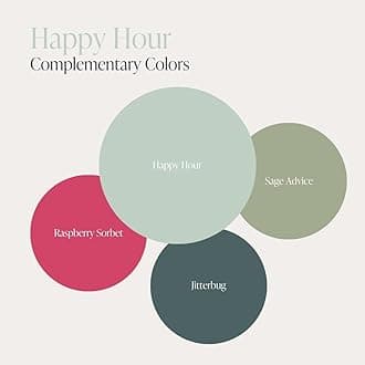 Country Chic Paint Chalk Style - for Furniture, Home Decor, Crafts - Eco-Friendly - All-in-One - No Wax Needed (Happy Hour [Mint Green], Pint (16 oz))