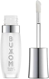Buxom Plump Shot Peptides Lip Serum, Plumping Lip Gloss, Plumper with Advanced Peptides, Hyaluronic Acid, Avocado & Jojoba Oil, Cruelty-Free
