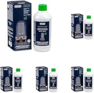 De’Longhi EcoDecalk Descaler for Coffee Machines DLSC500, 500ml (Pack of 5)