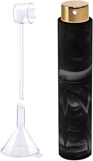 Vitog 10ml Refillable Perfume Bottle - Atomizer Spray for Travel, Empty Cologne Dispenser Mini Bottle With Funnel, Distributor for Women Men