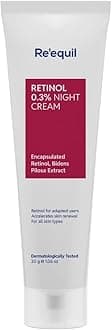 0.3% Retinol Night Cream, Improves Skin Texture, Reduces Acne, Unisex, For All Skin Types, 30G