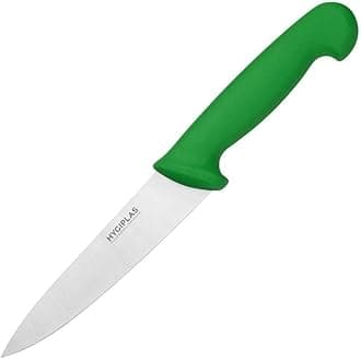 Hygiplas C864 Cooks Knife, 6.5", Green
