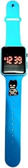 Superhero Sports Wrist Watch with Digital LED Display Boys Kids Girls Child Birthday Xmas Party Gift