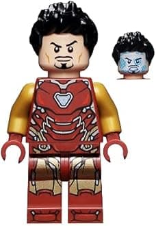 LEGO Marvel Superheroes Iron Man Mark 85 Armor Blackhair Minifigure 76192 (Bag)