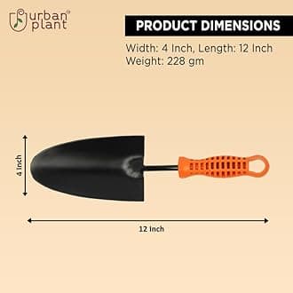 Urban Plant Narrow Hand Trowel | Rust-Free Gardening Tool for Digging, Weeding & Planting | Durable Garden Tool for Home, Balcony, Terrace & Outdoor Use