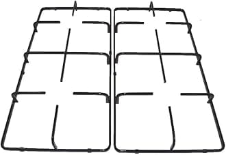 Ufixt Gas Hob Pan Support Stands | 2 Pack Heavy Duty Enamel replacement | 230mm x 475mm | compatible with Lamona LG MFI