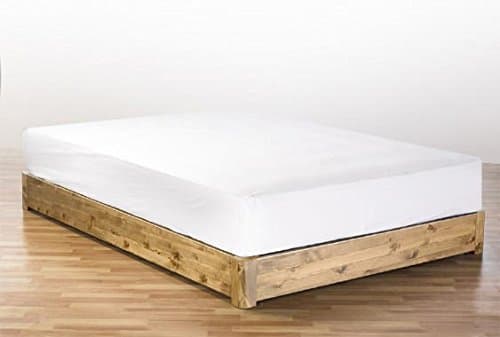 Continenetal King Size 5'3" Taurus Kyoto Platform Bed. Extra Low Bed With Cool, Japanese Influence (Antique Lacquer)