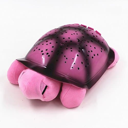 Twilight Constellation Night Light, Turtle,Twilight Constellation Music Turtle Night Light (pink)
